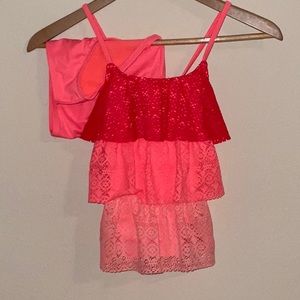 So GIRLS 2 PIECE CROCHET BATHING SUIT SIZE 10